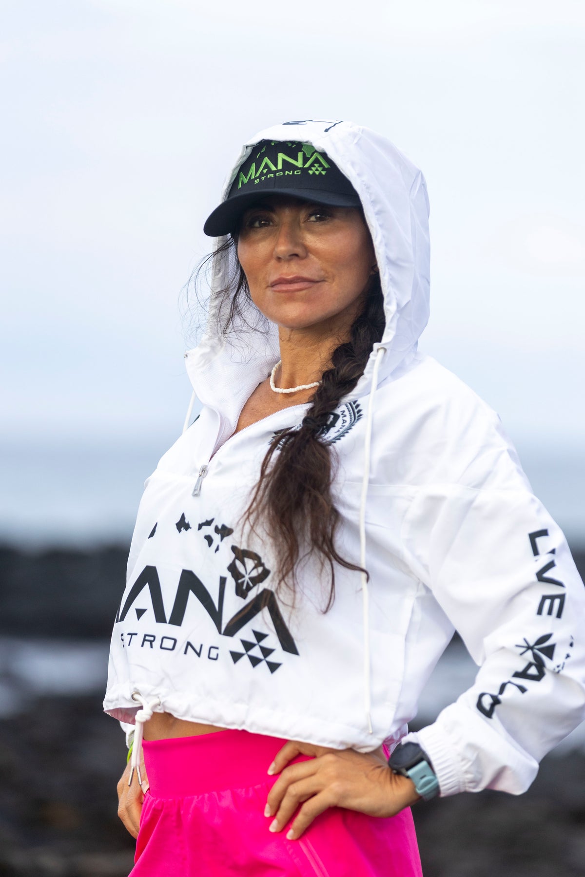 Mana Strong Nā Wahine Windbreaker Cropped Windbreaker (LIMITED EDITION)