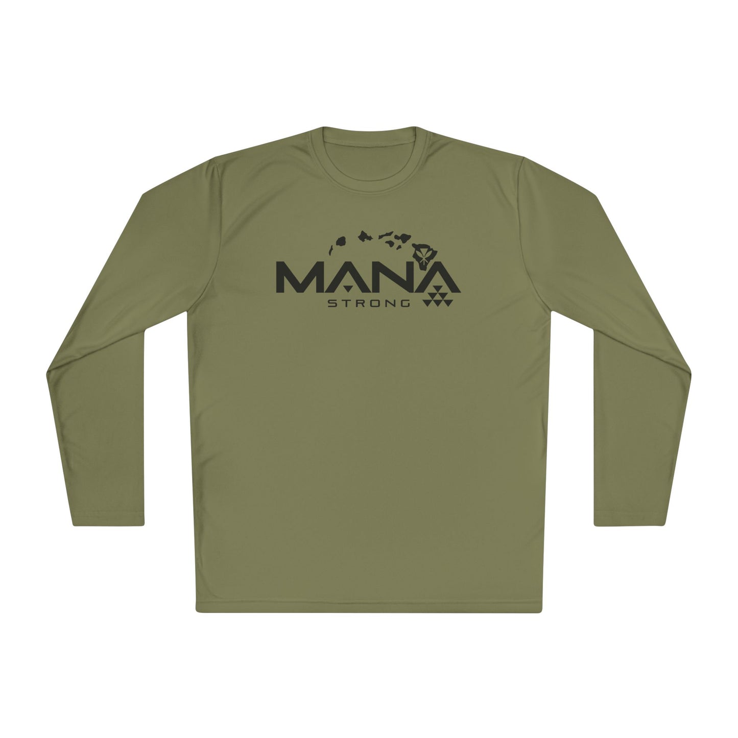Never Pau Mana Strong DryCore Performance Long Sleeve Tee