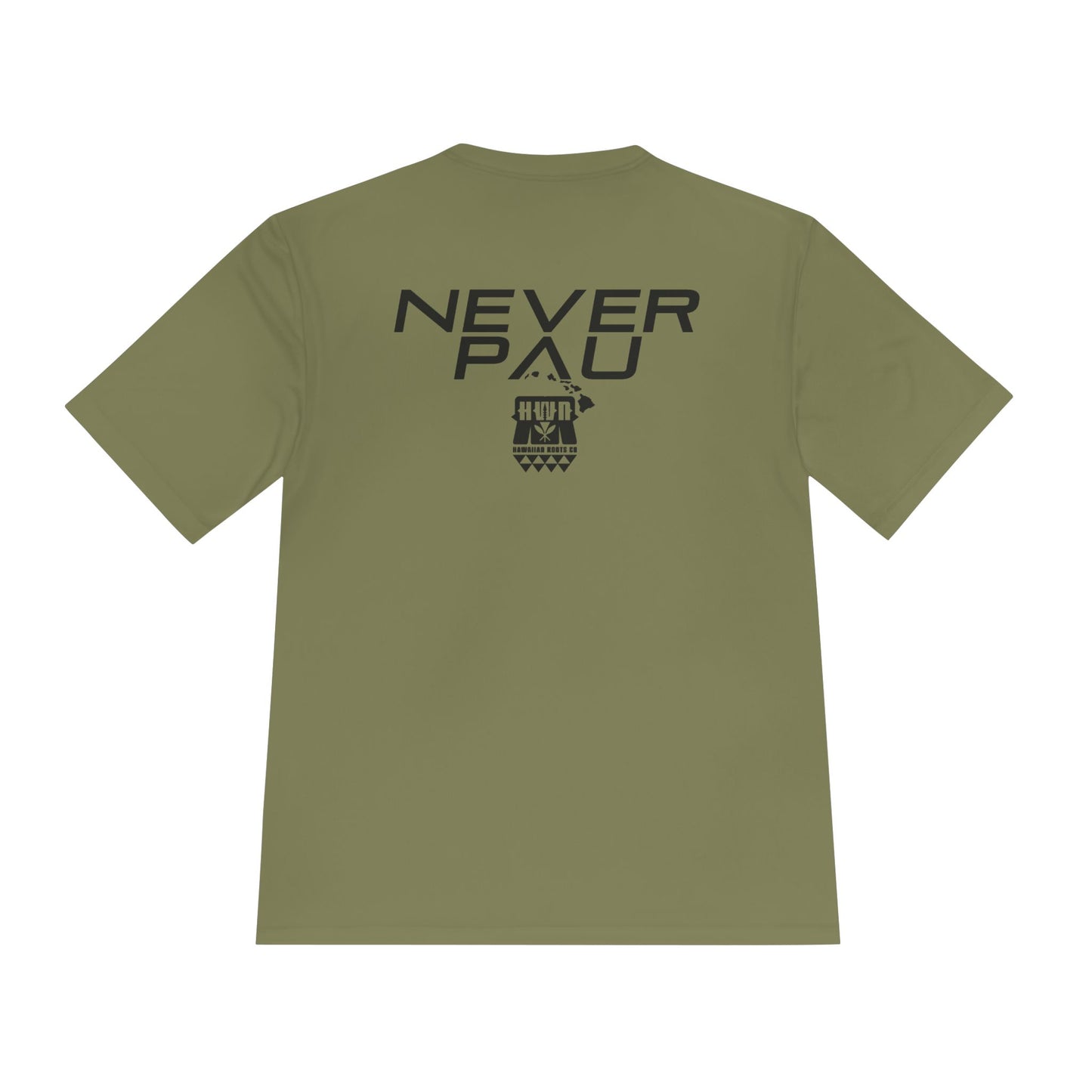 Never Pau Mana Strong DryCore Performance Short Sleeve Tee