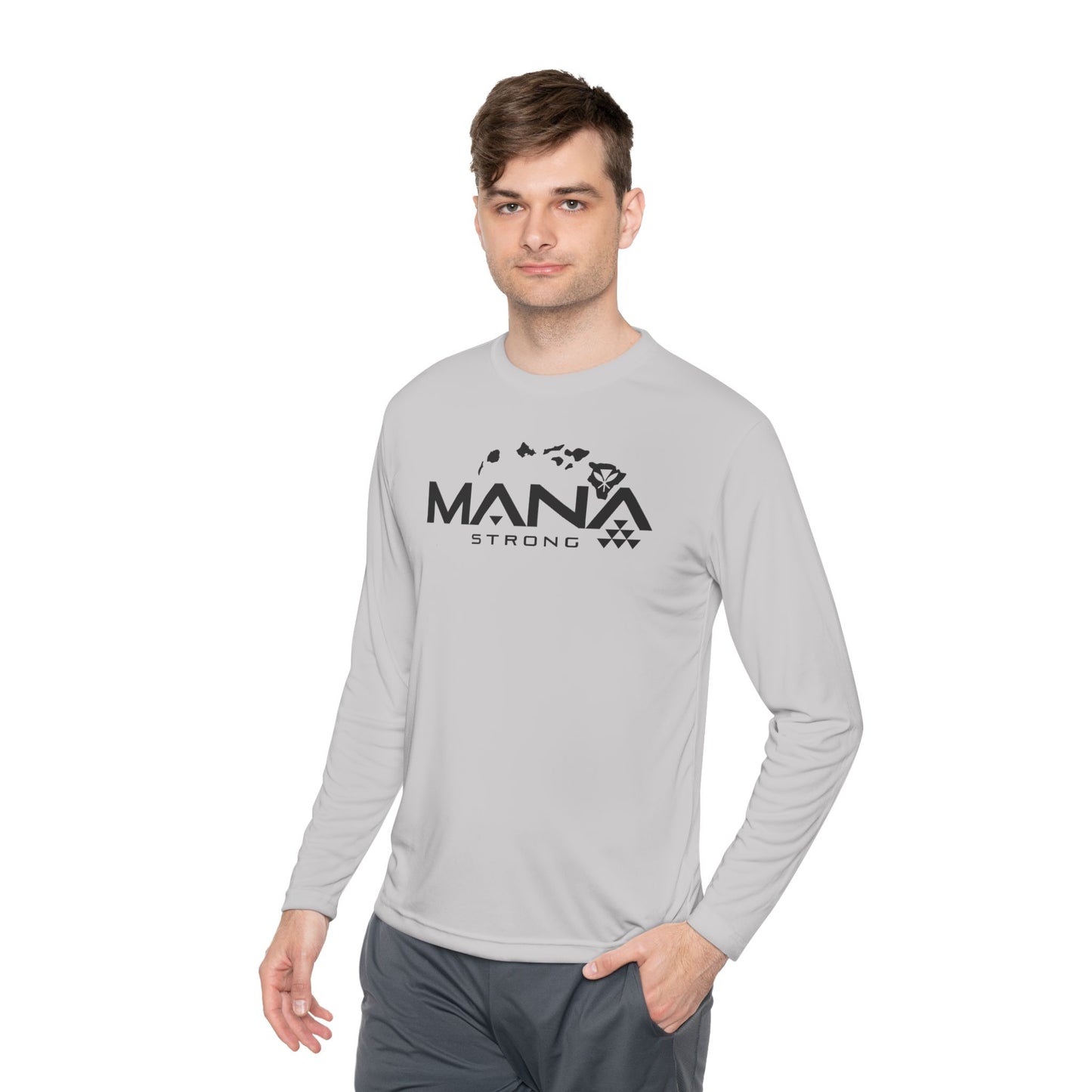 Never Pau Mana Strong DryCore Performance Long Sleeve Tee