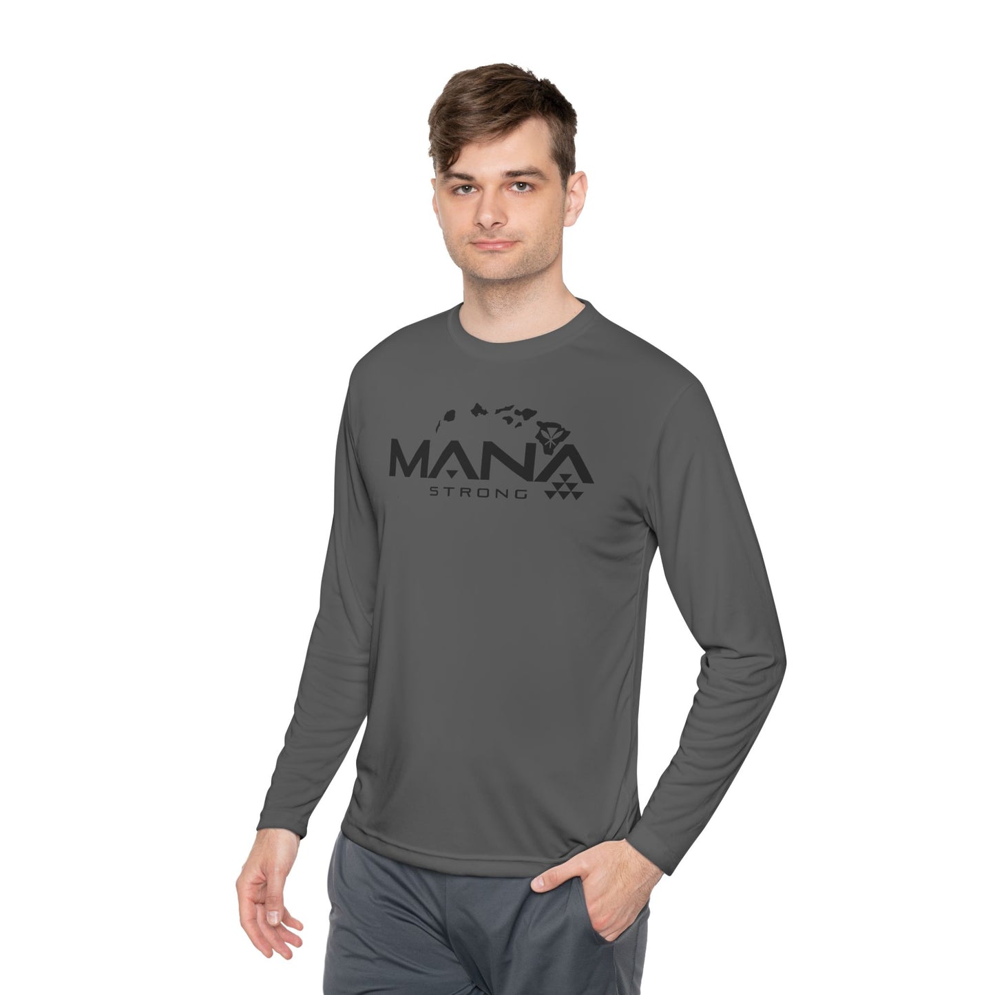 Never Pau Mana Strong DryCore Performance Long Sleeve Tee