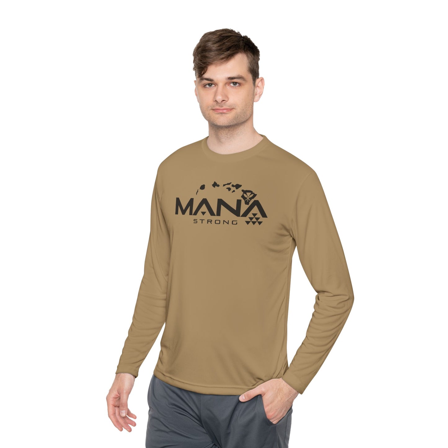 Never Pau Mana Strong DryCore Performance Long Sleeve Tee