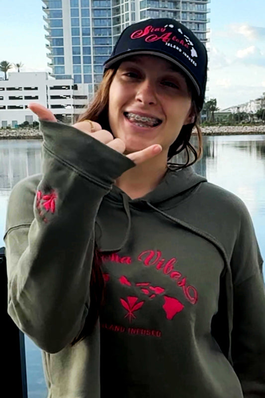 Stay Aloha – Island Infused Trucker Hat (Closed Back)