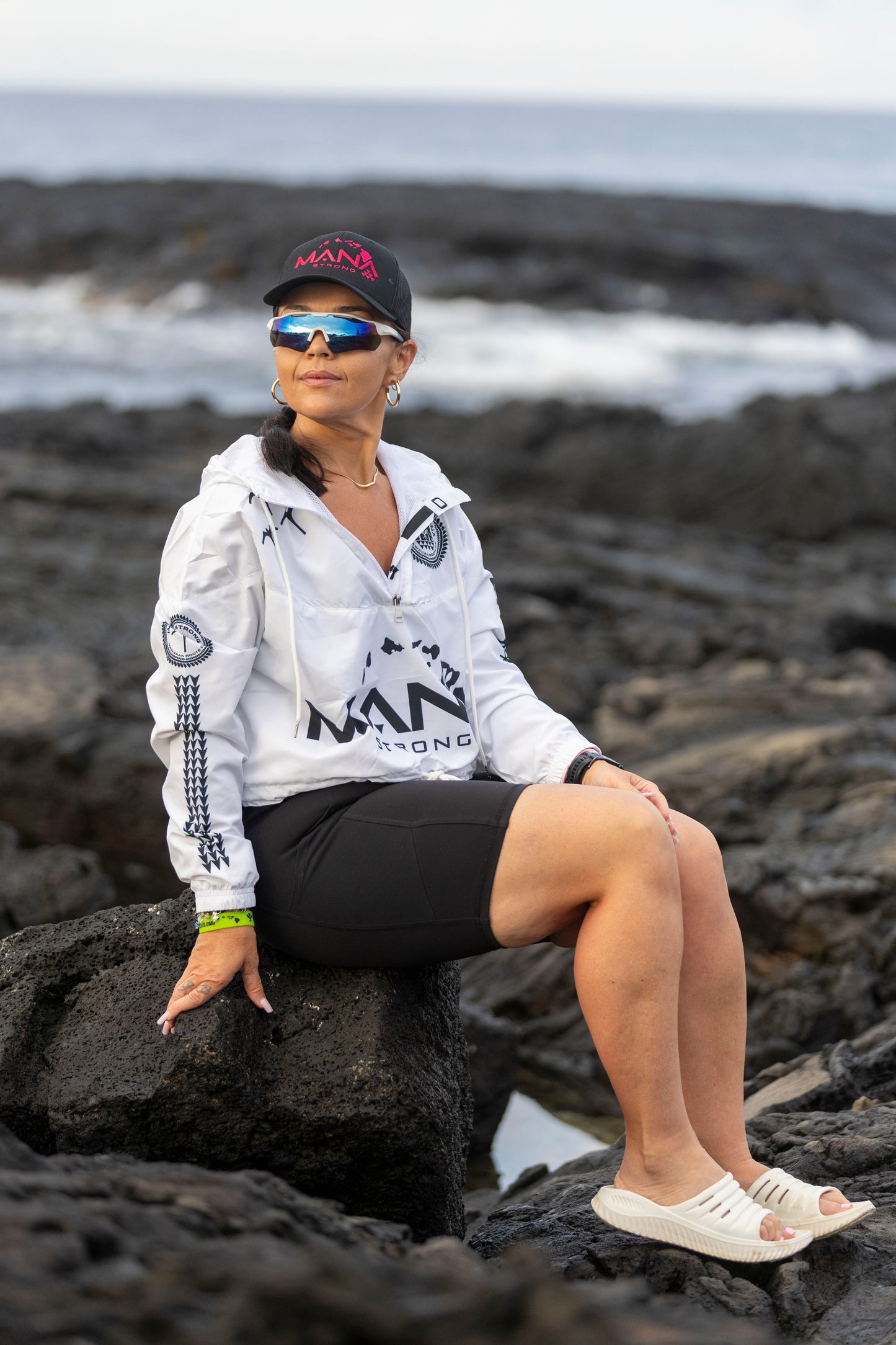 Mana Strong Nā Wahine Windbreaker Cropped Windbreaker (LIMITED EDITION)