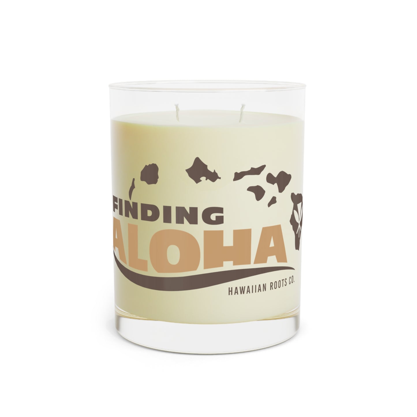 Finding Aloha – Kukui Scented Candle — 11oz Full Glass
