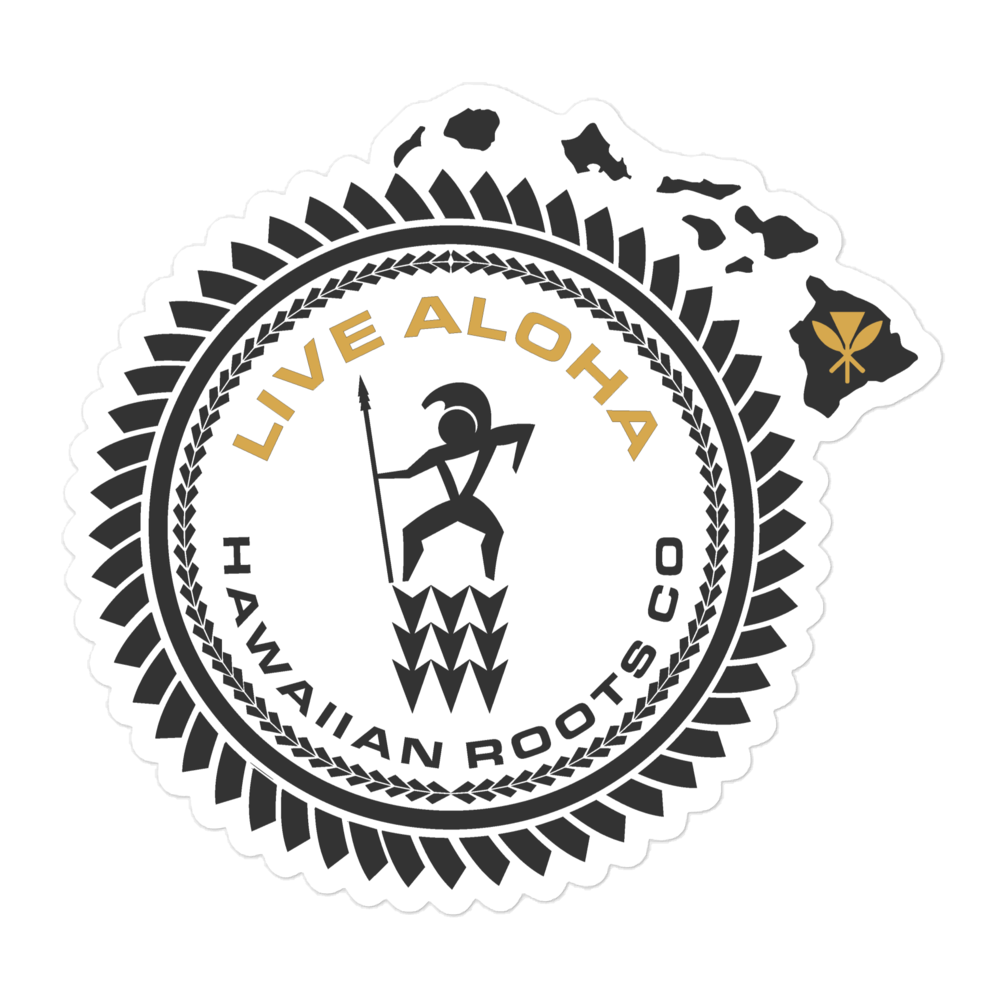 Hawaiian Roots Kakau Islands Bubble-free Sticker – Hawaiian Roots Co