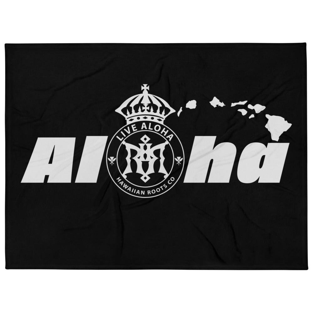 Crown of Aloha Maluhia Kapa Moe (Throw/Blanket) – 60" x 80"