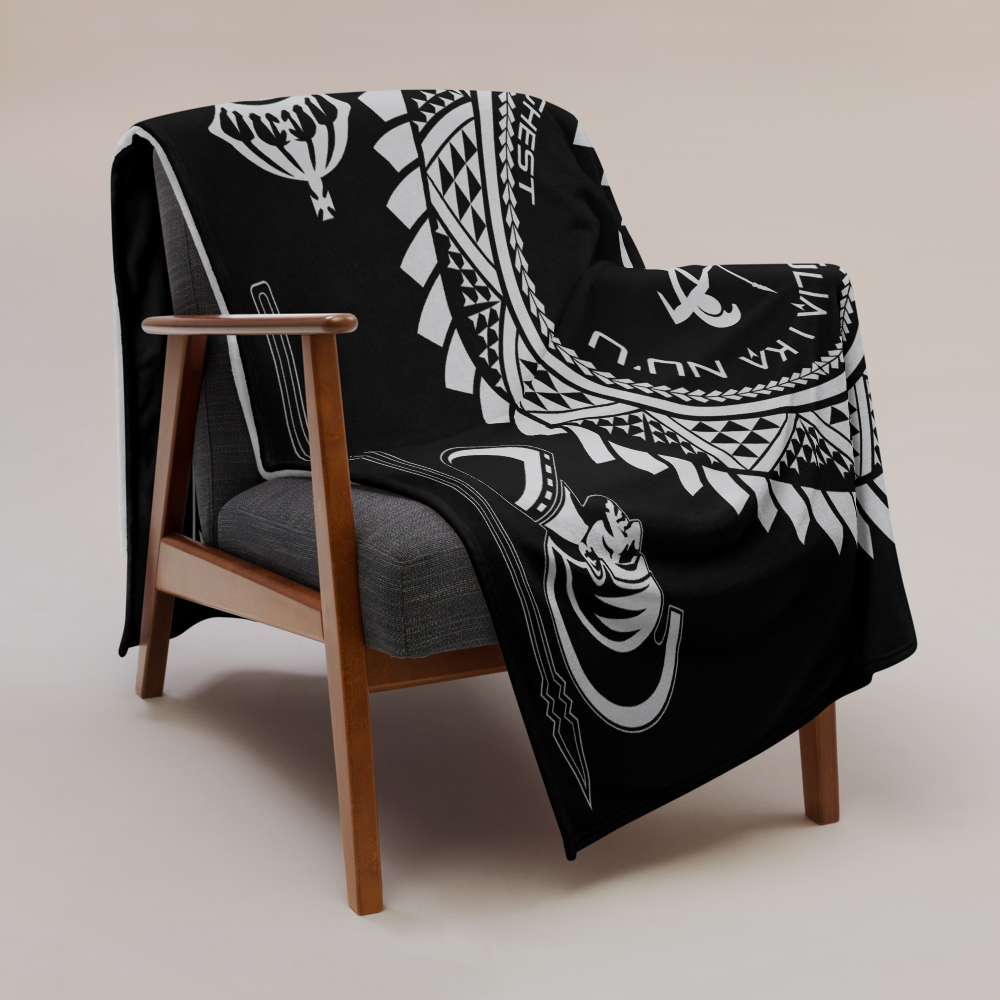 Strive for Aloha HRC Maluhia Kapa Moe (Throw Blanket) – 60" x 80"